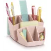 CEP Office Solution Mineral Organizador de escritorio 8 compartimentos Rosa empolvado Poliestireno Rectangular 143 x 158 mm