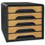 CEP Office Solution Smoove Silva Cajonera 5 cajones Negra/Bambú