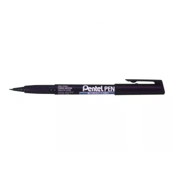 Pentel Green Label rotulador permanente negro 2,0 mm punta redonda