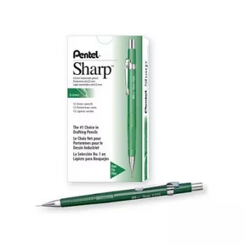 Pentel P205-D portaminas - verde - 0,5 mm - pack de 12