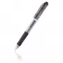Pentel Hybrid Gel Grip bolígrafo de gel retráctil - tinta negra - 0,7 mm - medio - cuerpo transparente - punta metálica