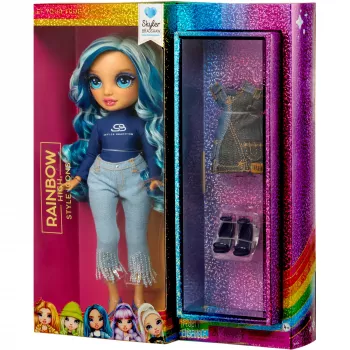 MGA Rainbow High Skyler Bradshaw muñeca de moda con 2 conjuntos y accesorios
