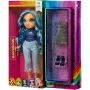 MGA Rainbow High Skyler Bradshaw muñeca de moda con 2 conjuntos y accesorios