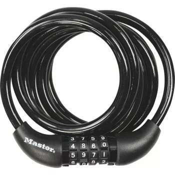 Candado de cable en espiral Master Lock 180cm 8221EURDPRO