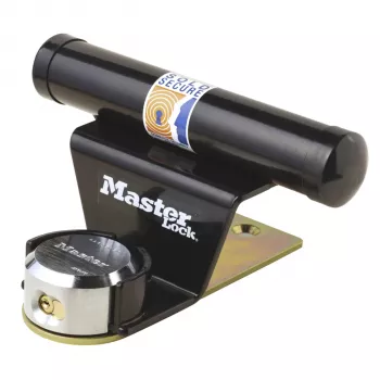Master Lock cerrojo para puerta de garaje 1488EURDAT negro acero templado