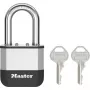 Candado Master Lock Elite 52mm de latón macizo con arco de acero endurecido de 38mm, cilindro de 5 pines, apertura distinta, incl. 2 llaves