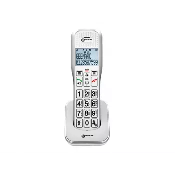 Geemarc AmpliDECT 595 Auricular adicional para personas con discapacidad auditiva - Blanco