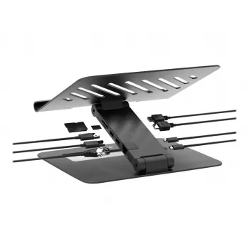 PORT Designs PORT connect estación de acoplamiento USB-C con 2x HDMI, 4K, 100W PD, Gigabit Ethernet