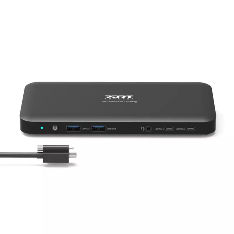 PORT Designs dock USB-C Office - 3x 4K cable atornillado EU
