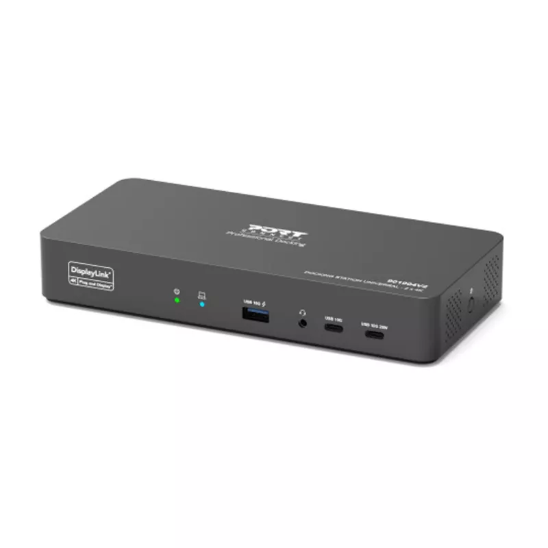 PORT Designs estación de acoplamiento USB-C universal con soporte para 2x pantallas 4K