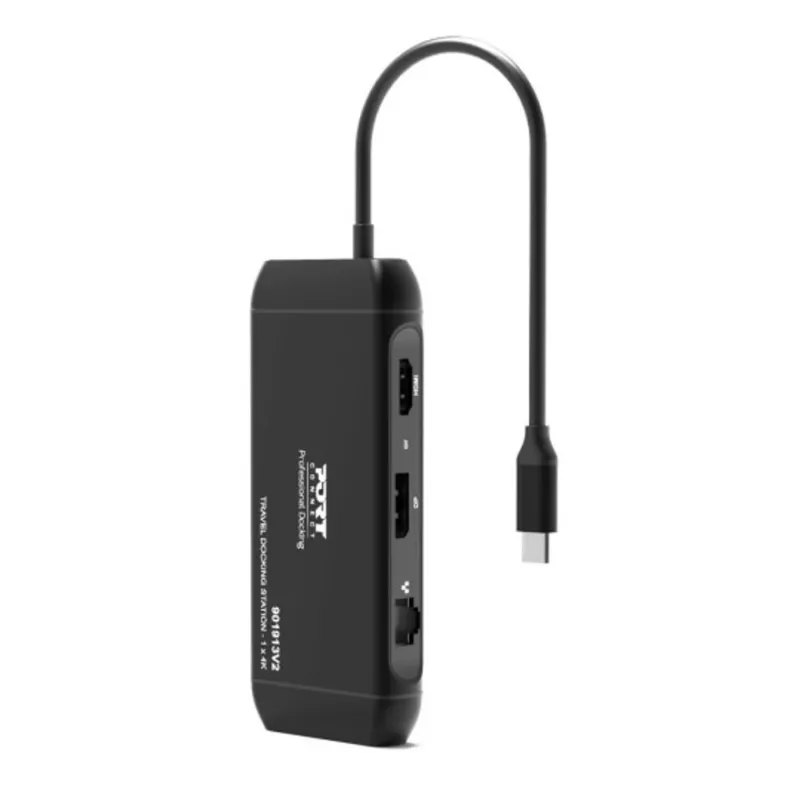 PORT Designs PORT connect Professional estación de acoplamiento USB-C 4K 3 pantallas 85W PD