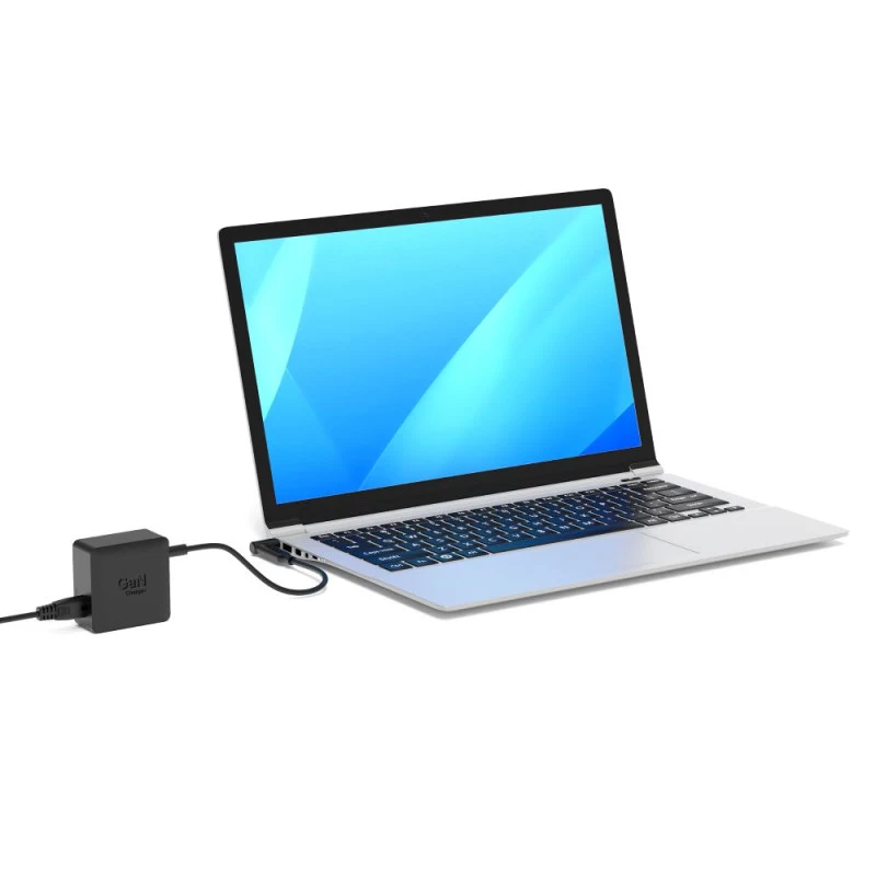 PORT Designs fuente de alimentación GaN 65W USB-C para ASUS - conector EU - negro