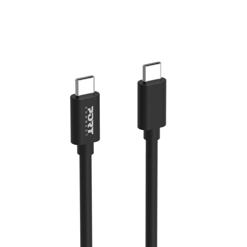 PORT Designs Adaptador GaN USB-C/A de 2 puertos 4 en 1 cargador 65W Negro