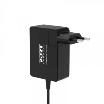 PORT Designs PORT Connect cargador de pared GaN 100W con 3 puertos USB (2 USB-C, 1 USB-A) - PD 3.0 y QC 3.0 - Enchufe EU