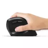 PORT Designs PORT Connect Professional ERGO SHAPE ratón inalámbrico recargable - Diestro - Óptico - 5 botones - 2,4 GHz, Bluetooth - Receptor USB