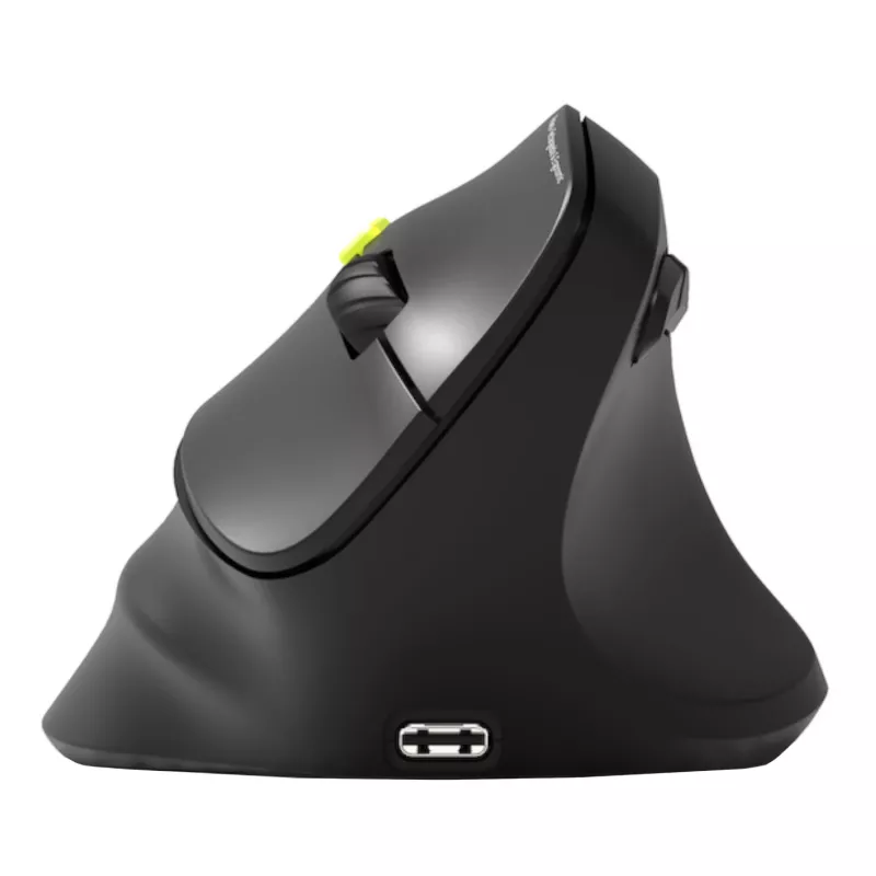 PORT Designs PORT Connect Professional ERGO SHAPE ratón inalámbrico recargable - Diestro - Óptico - 5 botones - 2,4 GHz, Bluetooth - Receptor USB