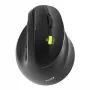 PORT Designs PORT Connect Professional ERGO SHAPE ratón inalámbrico recargable - Diestro - Óptico - 5 botones - 2,4 GHz, Bluetooth - Receptor USB