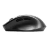 PORT Designs PORT Connect Professional BUSINESS ratón inalámbrico recargable - Óptico - 6 botones - 2,4 GHz, Bluetooth - Receptor USB - Negro