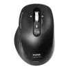 PORT Designs PORT Connect Professional BUSINESS ratón inalámbrico recargable - Óptico - 6 botones - 2,4 GHz, Bluetooth - Receptor USB - Negro
