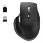 PORT Designs PORT Connect Professional ULTIMATE ratón inalámbrico recargable - Óptico - 6 botones - 2,4 GHz, Bluetooth - Receptor USB