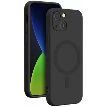 Bigben Interactive funda blanda con MagSafe para Apple iPhone 14 Plus, Negra
