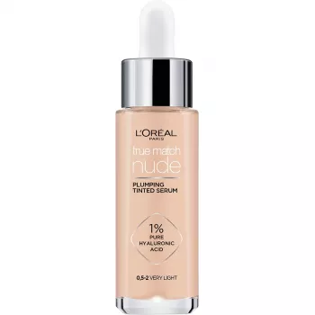 L'OREAL True Match Serum Nude Plumping Serum con Color 0.5-2 Very Light 30ml