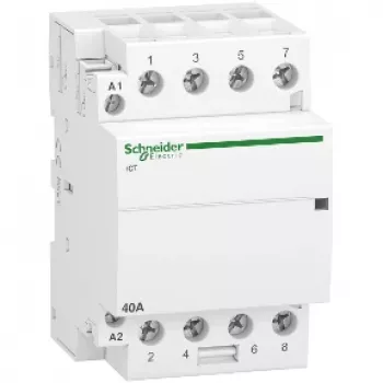 APC Schneider Electric A9C20844 relé de impulso, 2 polos, 40 A, 230-240 V AC, carril DIN, multicolor