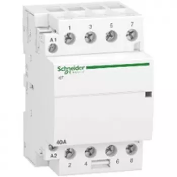 APC Schneider Electric A9C20844 relé de impulso, 2 polos, 40 A, 230-240 V AC, carril DIN, multicolor