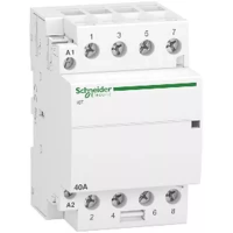 APC Schneider Electric A9C20844 relé de impulso, 2 polos, 40 A, 230-240 V AC, carril DIN, multicolor
