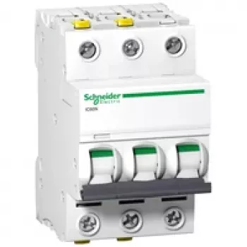 APC Schneider Electric A9F04340 interruptor automático 3P 40A curva C 10kA carril DIN IP20