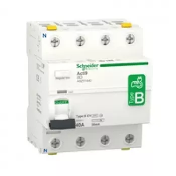 Schneider Electric A9Z51440 interruptor diferencial 4P 40A tipo B-EV para estaciones de carga de vehículos eléctricos