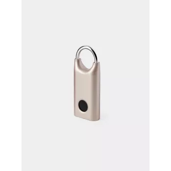 LEXON Nomaday Candado de Huella Digital Oro Suave LL128D