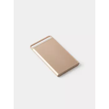 Lexon Nomaday Card Tarjetero para Tarjetas de Visita Oro Suave LD144D