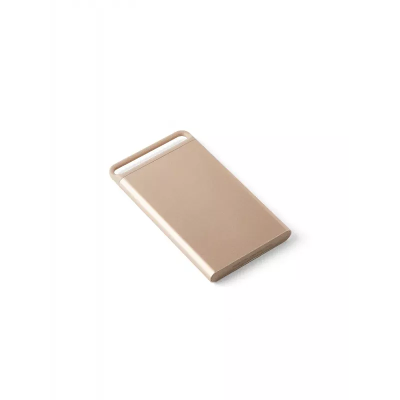 Lexon Nomaday Card Tarjetero para Tarjetas de Visita Oro Suave LD144D