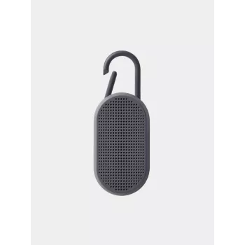 Lexon Mino T Altavoz Sumergible con Base y Mosquetón Gris LA124G