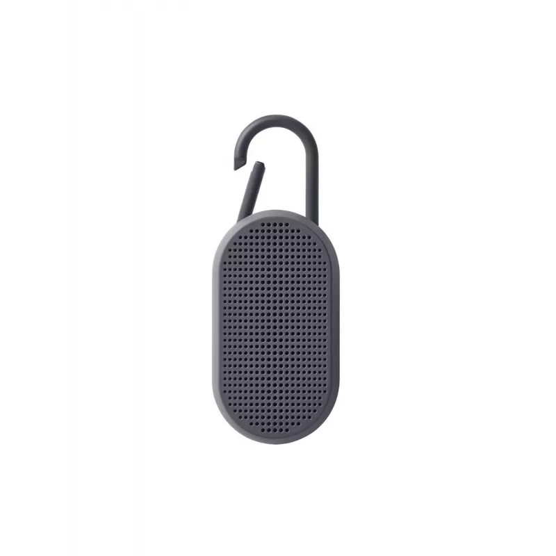 Lexon Mino T Altavoz Sumergible con Base y Mosquetón Gris LA124G