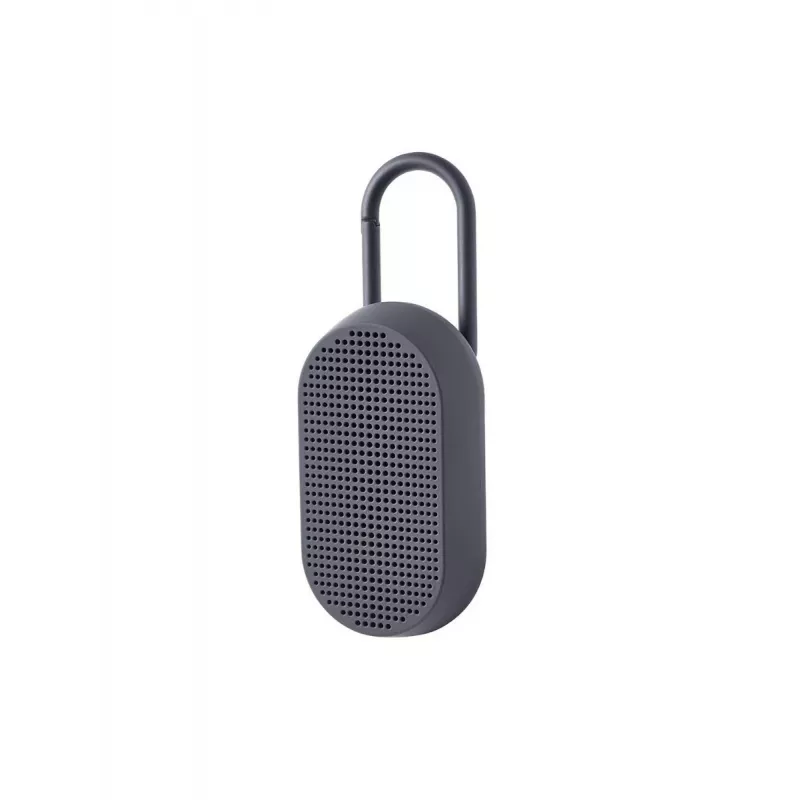 Lexon Mino T Altavoz Sumergible con Base y Mosquetón Gris LA124G