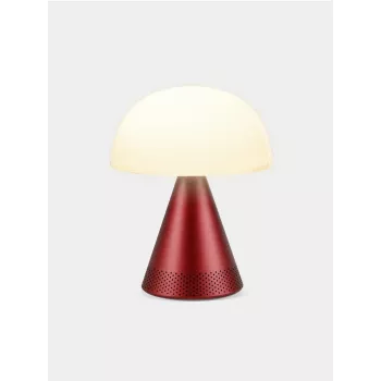 Lexon Mina Audio L Lámpara LED con Altavoz Bluetooth Rojo Oscuro LH76DR