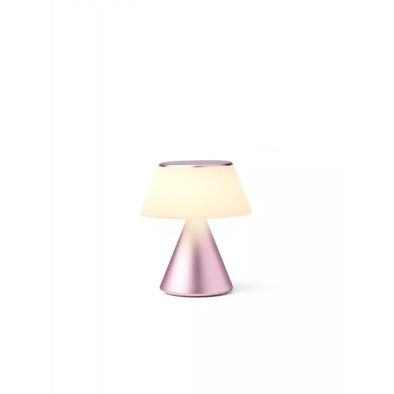 Lexon Luma M Lámpara LED Rosa Claro LH87MLP