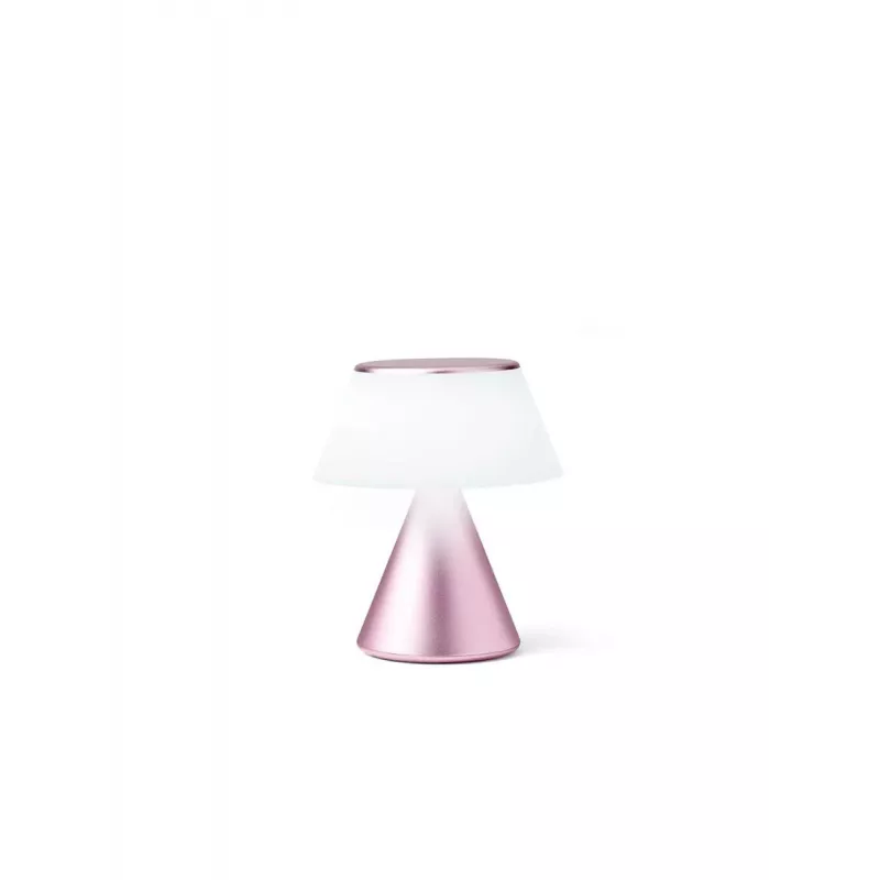 Lexon Luma M Lámpara LED Rosa Claro LH87MLP