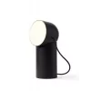 Lexon Orbe lámpara LED portátil negra LH88N