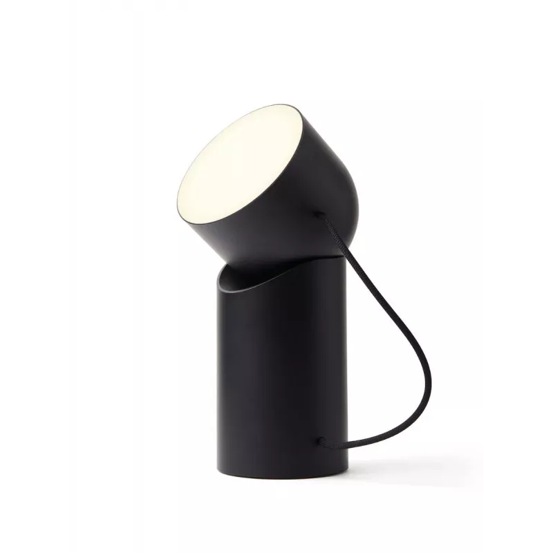 Lexon Orbe lámpara LED portátil negra LH88N