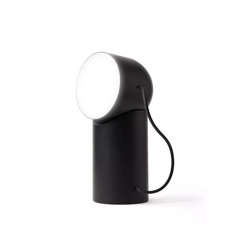 Lexon Orbe lámpara LED portátil negra LH88N