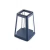 LEXON Lantern Lámpara LED portátil con carga inalámbrica Qi, azul oscuro LH94DB