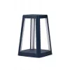 LEXON Lantern Lámpara LED portátil con carga inalámbrica Qi, azul oscuro LH94DB