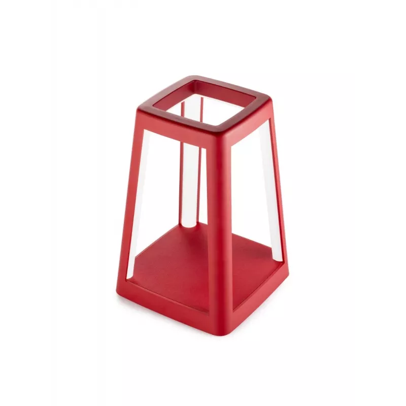 Lexon Lantern Lámpara LED con cargador inalámbrico rojo oscuro LH94DR