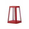 Lexon Lantern Lámpara LED con cargador inalámbrico rojo oscuro LH94DR