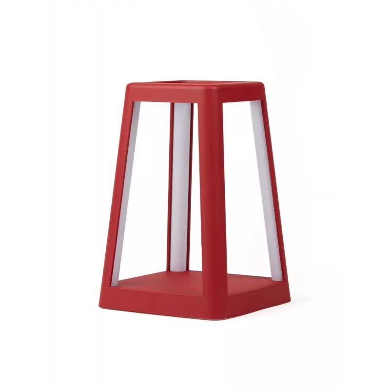 Lexon Lantern Lámpara LED con cargador inalámbrico rojo oscuro LH94DR