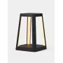 LEXON Lantern Lámpara LED con cargador inalámbrico negro LH94N