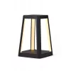 LEXON Lantern Lámpara LED con cargador inalámbrico negro LH94N